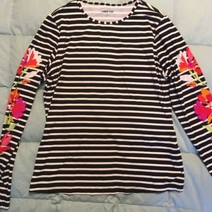 Lands End rash guard shirt